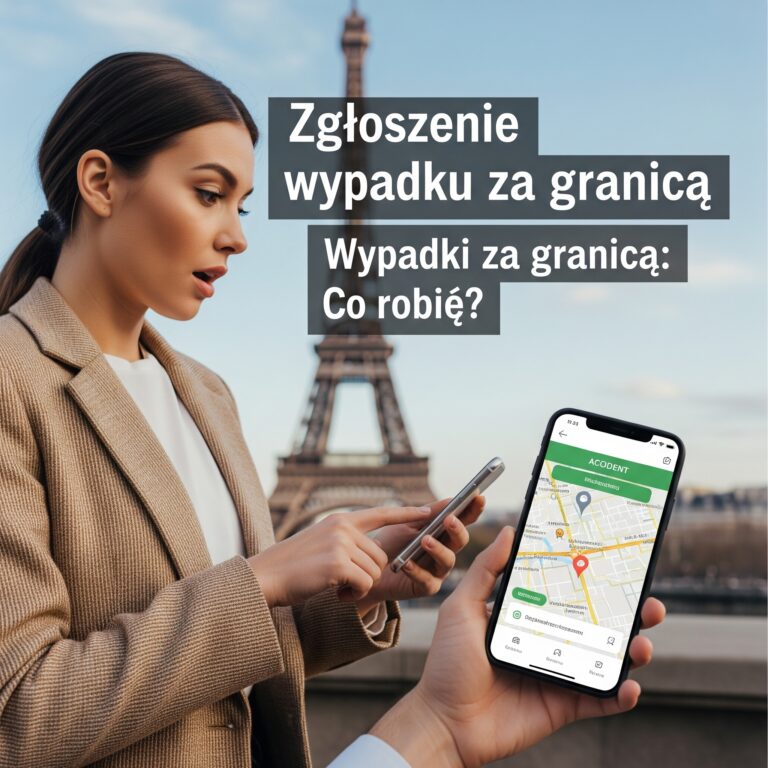 korespondent a bezpośrednie zgłoszenie wypadku za granicą