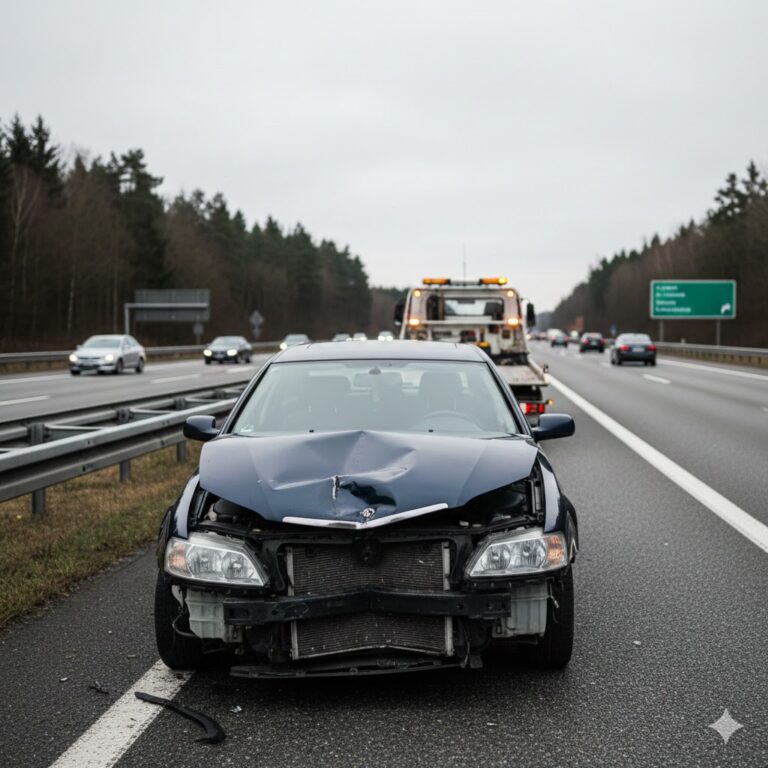 wypadek w Niemczech a utrata wartości handlowej